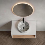 Floating Bathroom Vanity With Vessel Sink