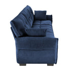 Modern Sofa & Pillows, Textured Cover, High Rebound Cushions