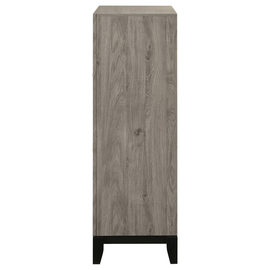 Valen 5-drawer Bedroom Chest of Drawers Light Taupe