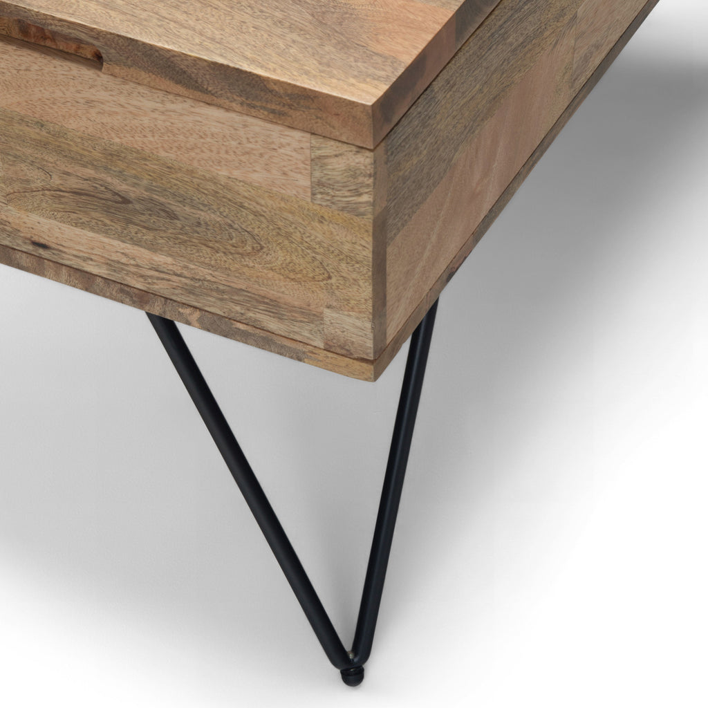 Hunter - Lift Top Square Coffee Table - Natural