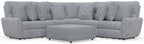 Majesty - Deep Seating Power Reclining Sectional And Ottoman