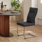 Modern Dining Chair SetWith Soft Cushion Backrest (2 Pieces)