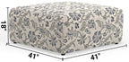 Stockbridge - Cocktail Ottoman - Denim