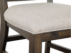 Bellamy - Dining Side Chair With Upholstered Seat & Back (Set of 2) - Peppercorn