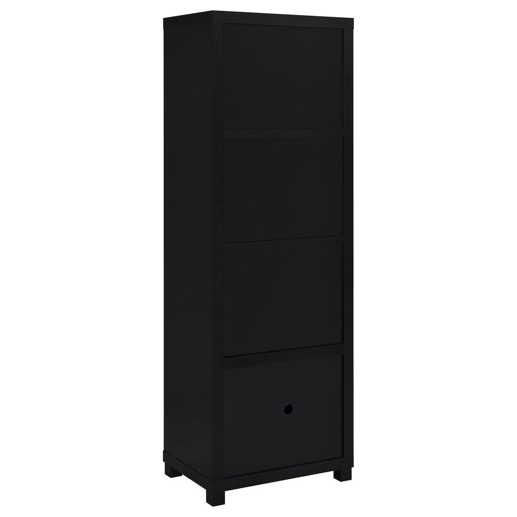 Sachin 3-piece Entertainment Center 79-inch TV Stand Black