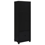 Sachin 3-piece Entertainment Center 79-inch TV Stand Black