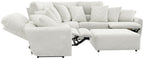 Majesty - Deep Seating Power Reclining Sectional And Ottoman