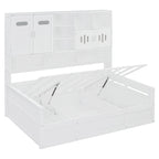 Daybed With All-In-One Cabinet And Shelf