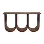Triple Open Style Coffee Table - Beige / Brown