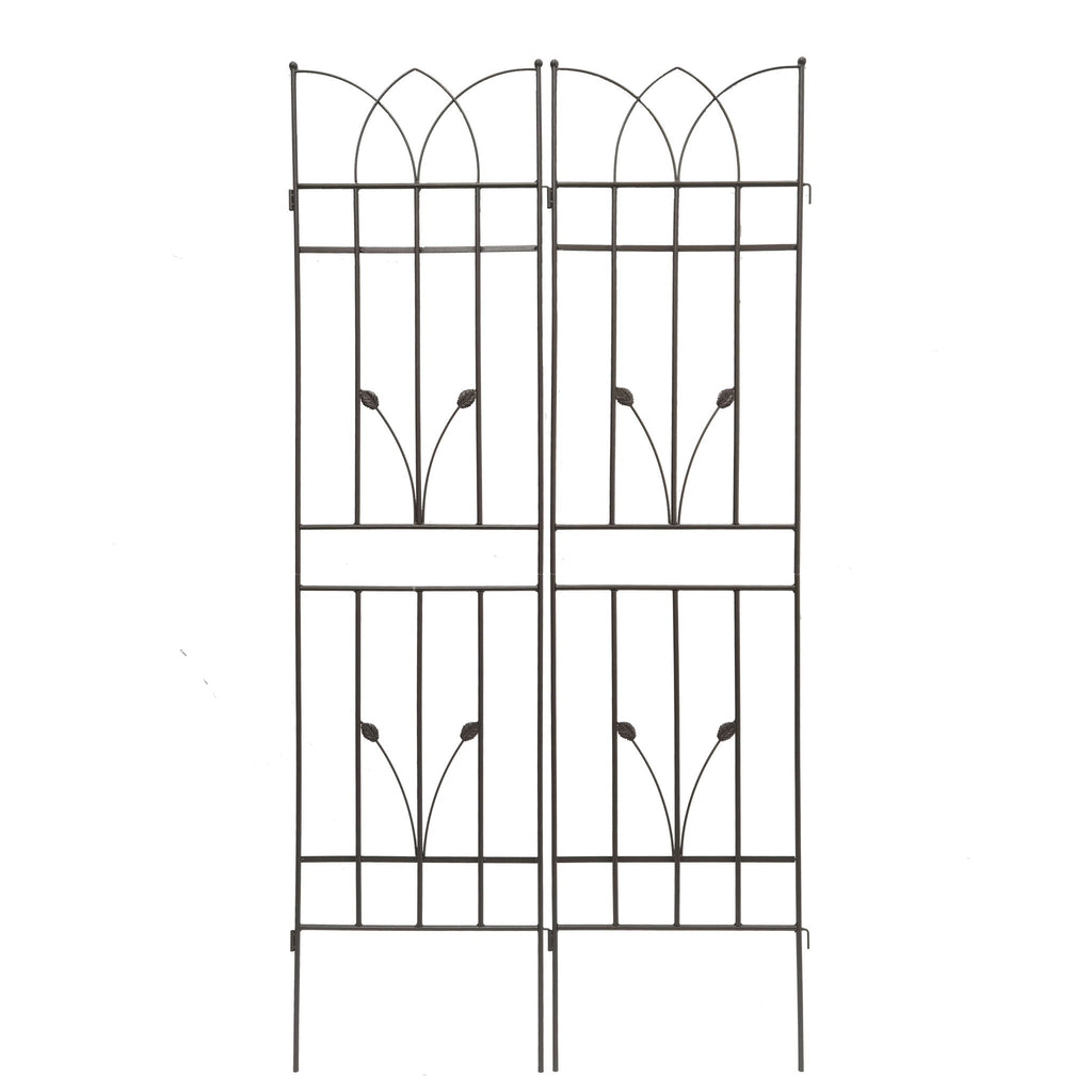 Metal Garden Trellis Rustproof For Climbing Plants Outdoor Flower Support