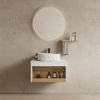 Floating Bathroom Vanity With Vessel Sink