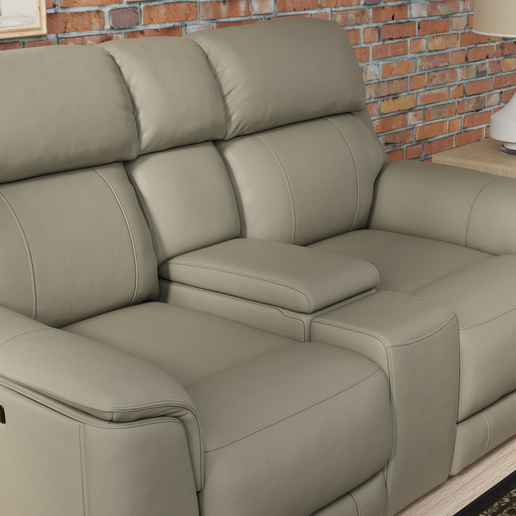 Oslo - Dual Power Reclining Loveseat With Console