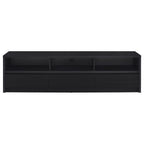 Rutland 78-inch 3-drawer TV Stand Media Console Black
