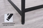 Console Table Narrow Modern Entryway Table Small Behind Couch Table Skinny Sofa Table Hallway Table For Living Room - Black