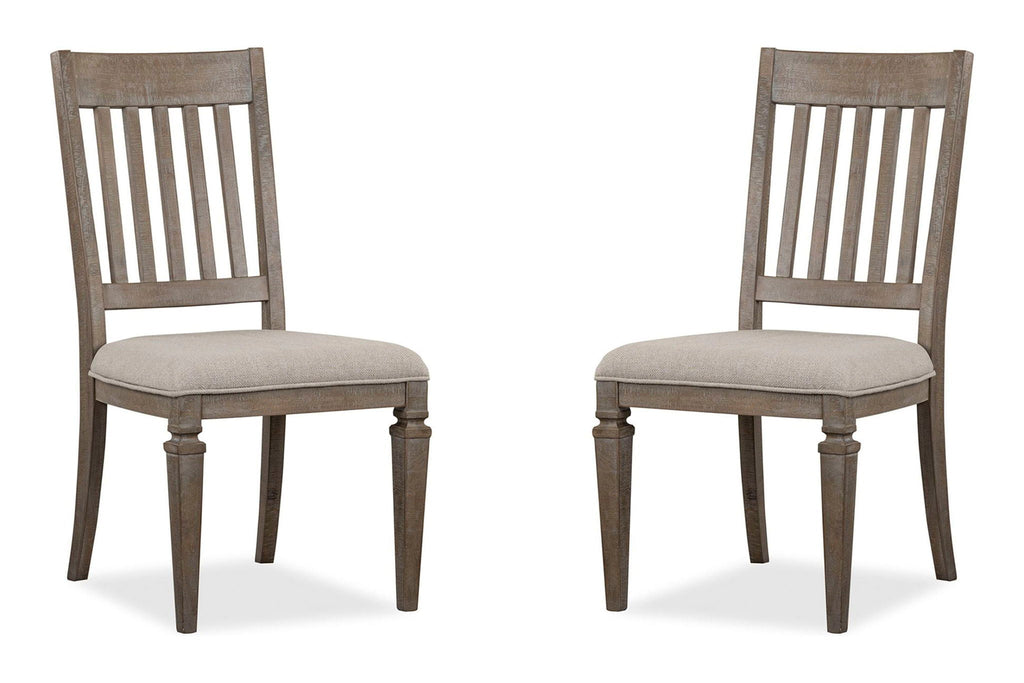 Lancaster - Dining Side Chair With Upholstered Seat (Set of 2) - Dovetail Gray