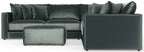 Remington - Modular Sofa And Cocktail Ottoman - Pine