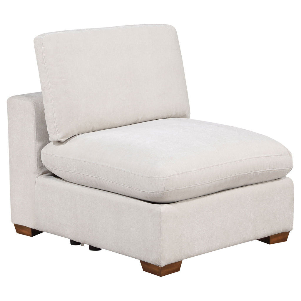 Lakeview 6-piece Upholstered Modular Sectional Sofa Ivory