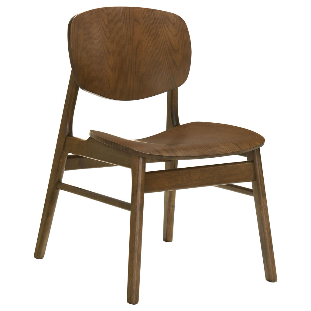 Franklin 5-piece 54-inch Round Dining Table Set Dark Brown