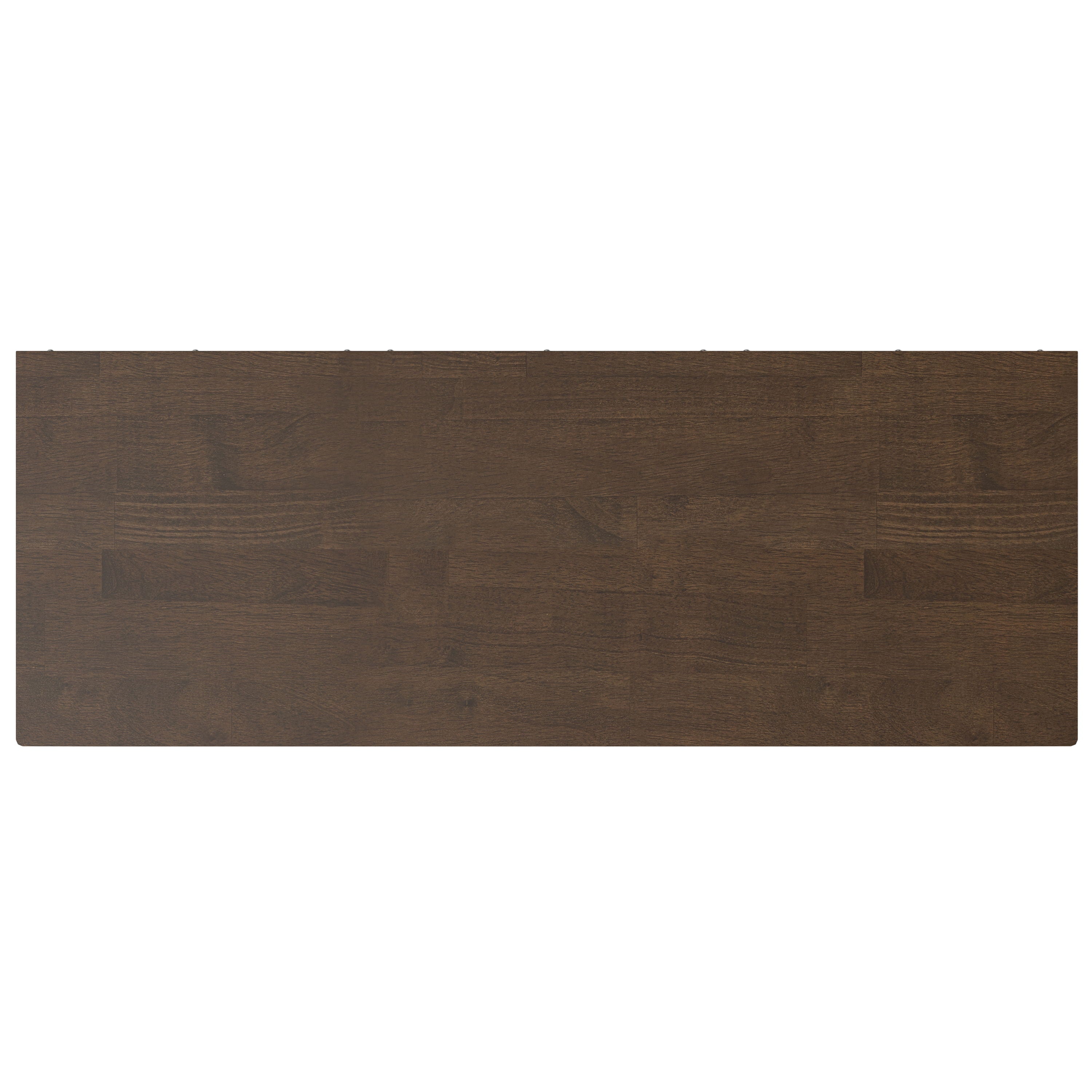 Harper - Low 6 Cube Storage With Drawers - Walnut Brown
