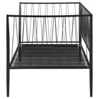 Richland Metal Twin Daybed Bed Frame Matte Black