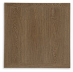 Serene Bay - Square End Table - Dark Brown