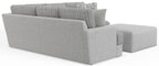Titan - Sectional With Comfort Coil Seating, Cocktail Ottoman And Accent Pillows Included