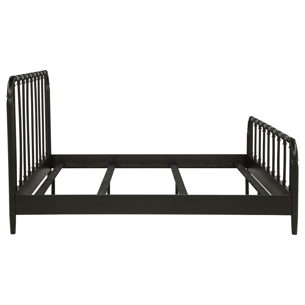 Rocco All Wood Water Pipe Open Frame Eastern King Bed Dark Bronze