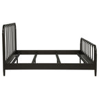 Rocco All Wood Water Pipe Open Frame Eastern King Bed Dark Bronze