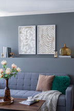 Shadow Box Wall Decor (Set of 2) - White