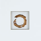 Dallbourne - Wall Art Set (Set of 4) - White / Gold Finish
