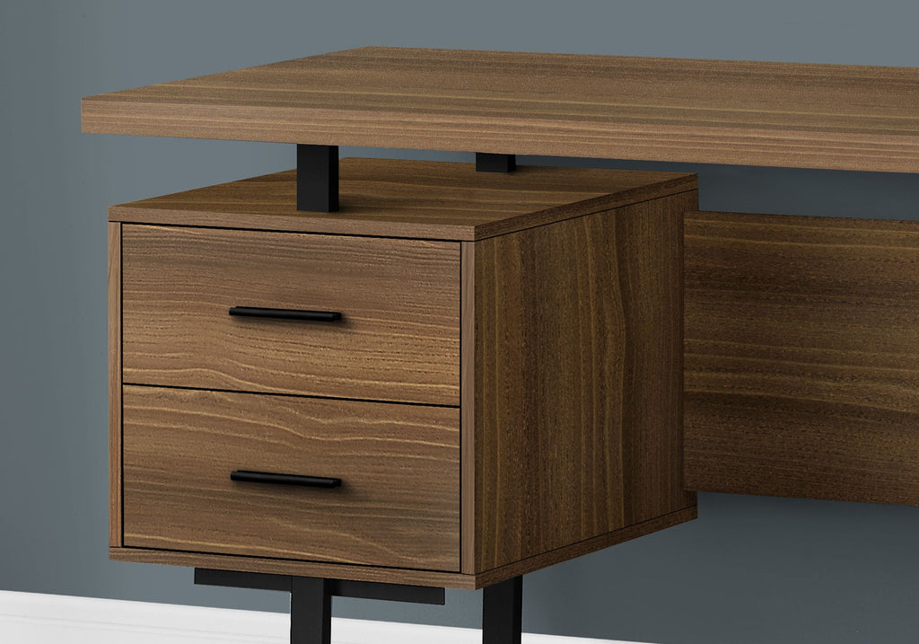 Computer Desk For Home Office, Laptop, Left, Right Set - Up, Storage Drawers, Contemporary & Modern