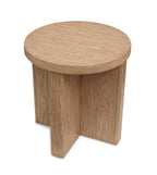 Hayden - Round End Table - Golden Oat
