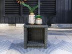 Elite Park - Square End Table - Gray