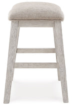 Skempton - Upholstered Stool (Set of 2) - White