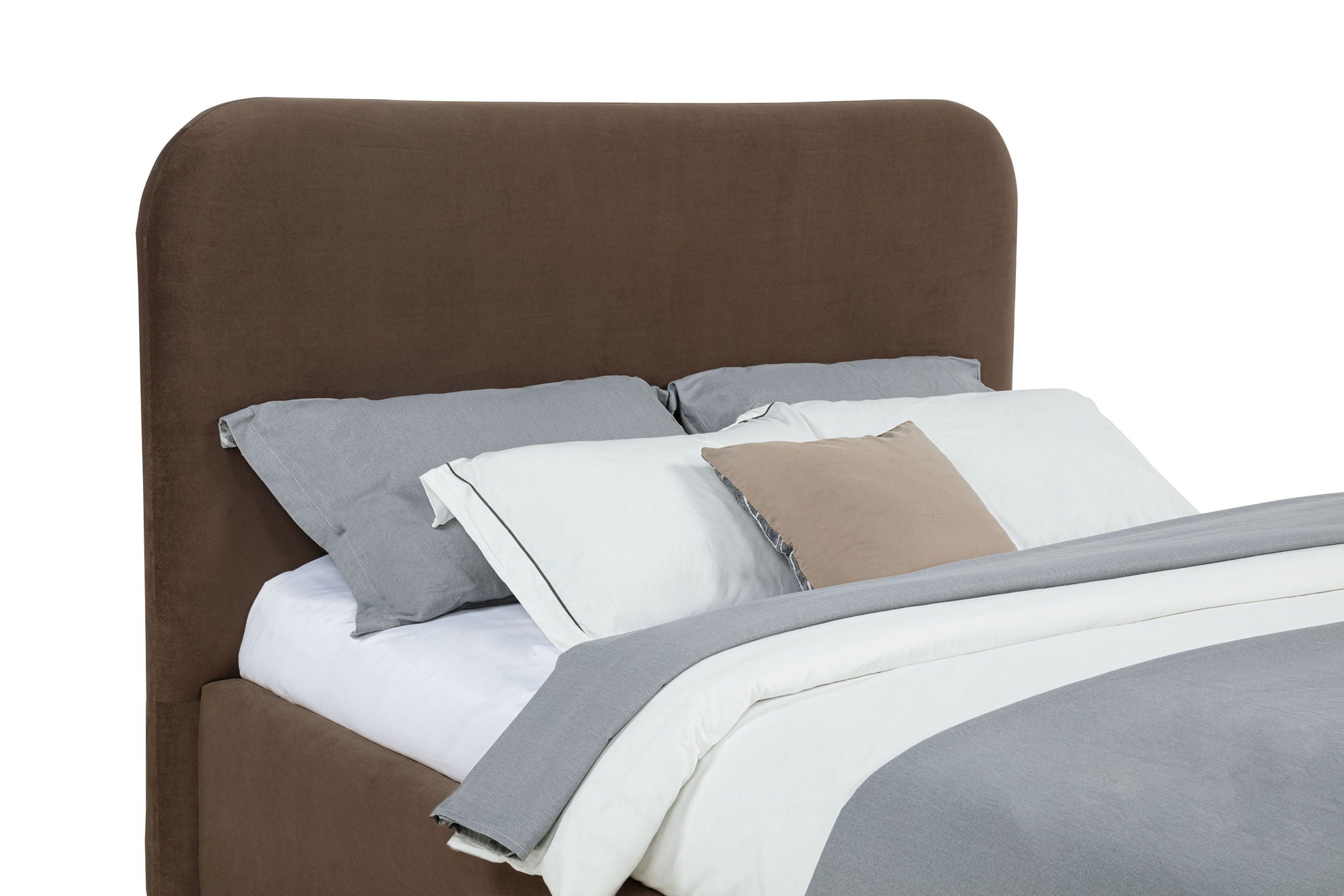Anders Upholstered Queen Storage Lift Platform Bed Chocolate