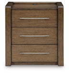 Marxmore - Three Drawer Night Stand - Brown