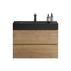 Alice - Bathroom Vanity With Sink, Large Storage, Wall Mounted