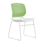 Ergonomic Backrest Stacking Chairs (Set of 4)
