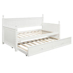 Twin Size Daybed & Twin Size Trundle - White