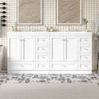 Shaker Free Standing Bathroom Vanity Cabinet & Sink, Soft Close Drawers, Soft Close Doors