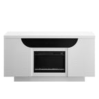 Alessia - Electric Fireplace With Multi Color LED And Flame Settings