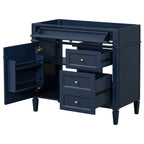 Bathroom Vanity With 2 Drawers And Tip-Out Drawer, Storage Cabinet