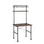 Ensata - Rustic Writing Desk - Black / Oak