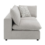 Marisa - Modular RF Loveseat With 2 Pillows - Beige Boucle