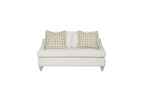 Loveseat Reversable Cushion With 2 Pillows - Off White