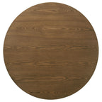 Franklin 36-inch Round Pedestal Coffee Table Dark Brown