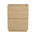 Modern Freestanding Bathroom Vanity Cabinet With Double Drawer