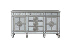 Varian - 36" Server - Mirrored & Antique Platinum