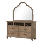 1 Piece Dresser, Dovetail Drawers, Bedroom Furniture - Oak / Rustic