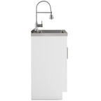 Hennessy - Deluxe Laundry Cabinet With Faucet And Stainless Steel Sink